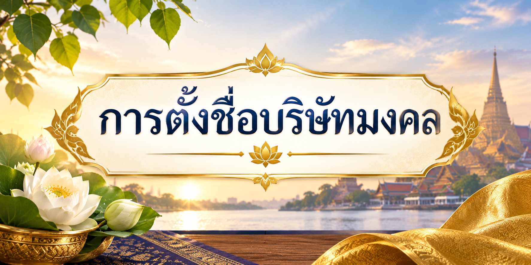 เทคนิดการตั้งชื่อบริษัทมงคล